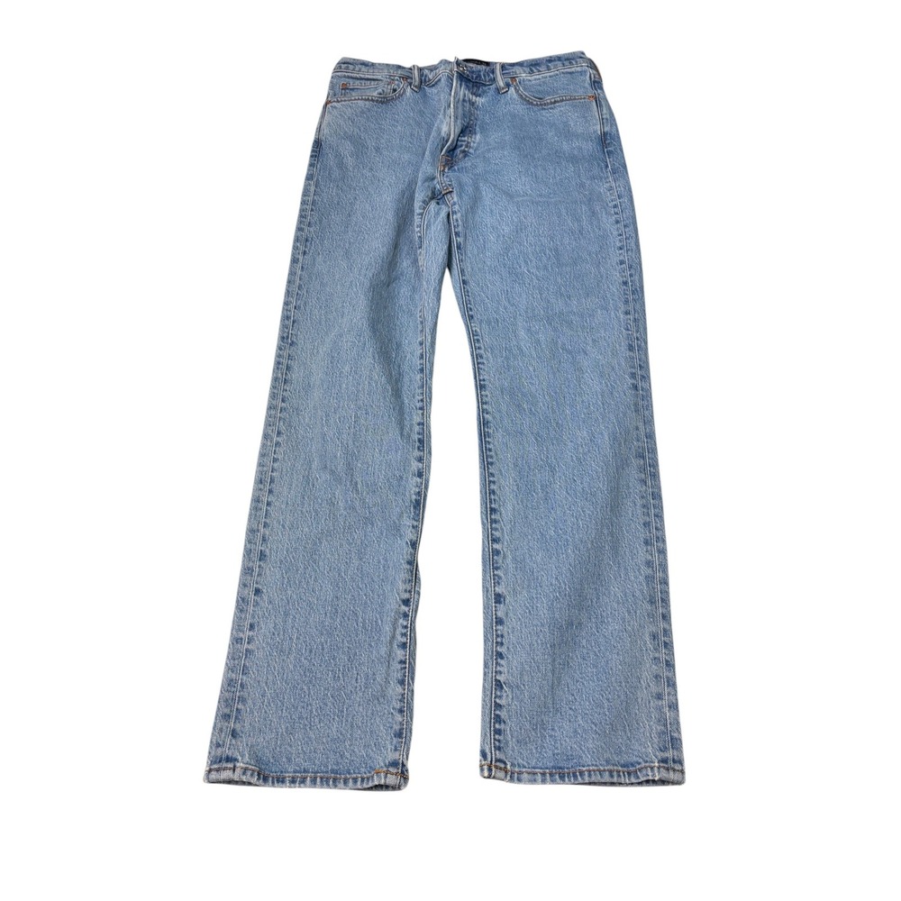 Abercrombie & Fitch Mens Vintage Stretch Straight Jeans Blue 34x34 Light Wash